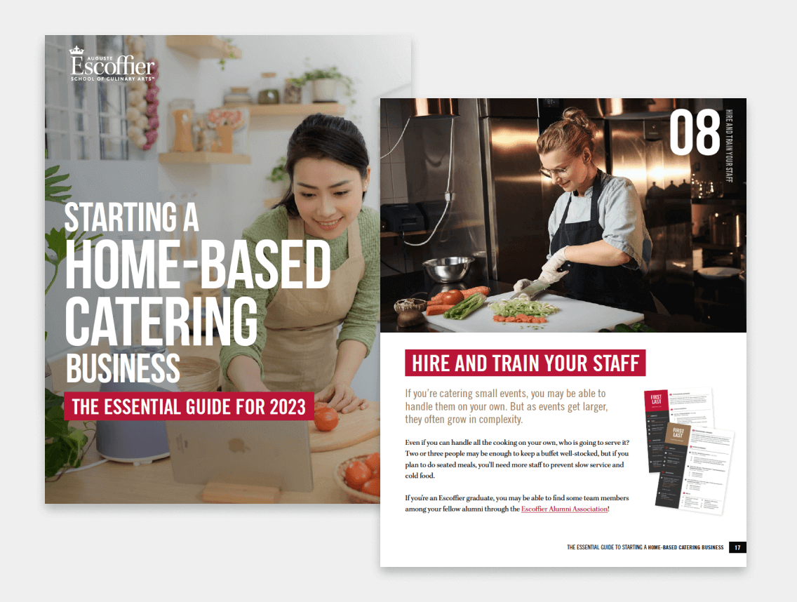 home catering business screenshot desktop