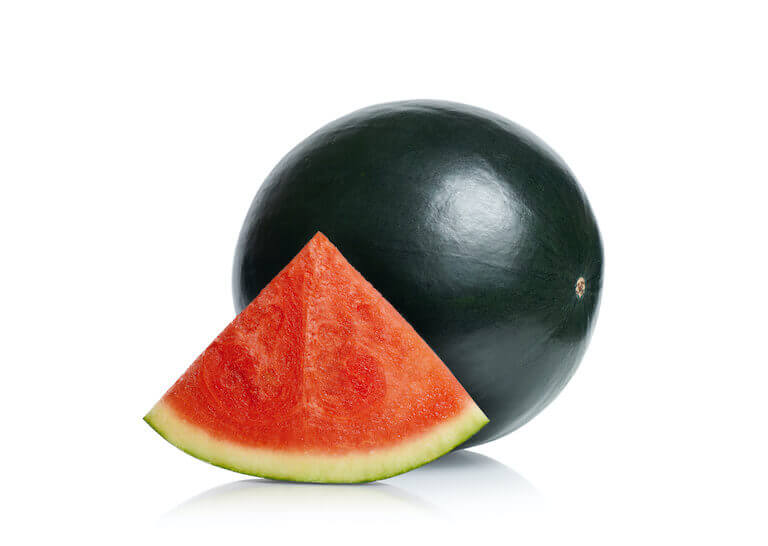 Seedless black watermelon