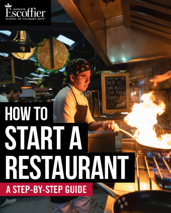 escoffier how to start a restaurant guide cover
