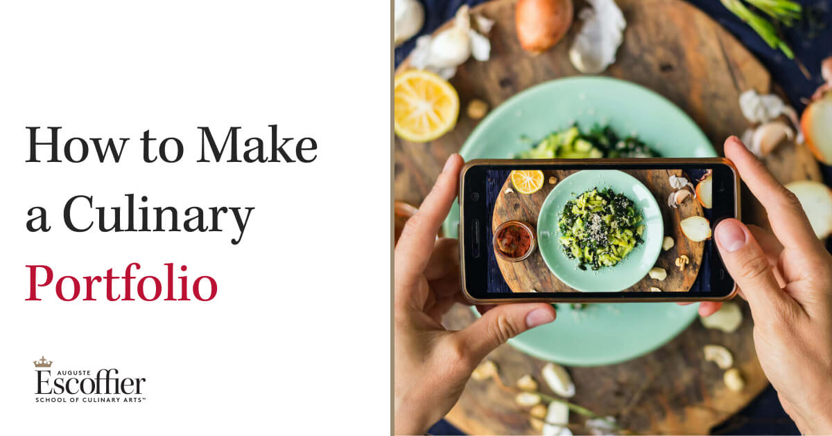 How to Make a Professional Culinary Portfolio - Escoffier