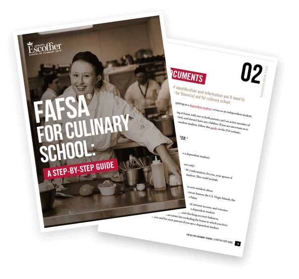 FAFSA for culinary school cover page
