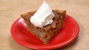 Escoffier Chef Instructor Steve Konopelski's Sliced Pecan Pie with Cream