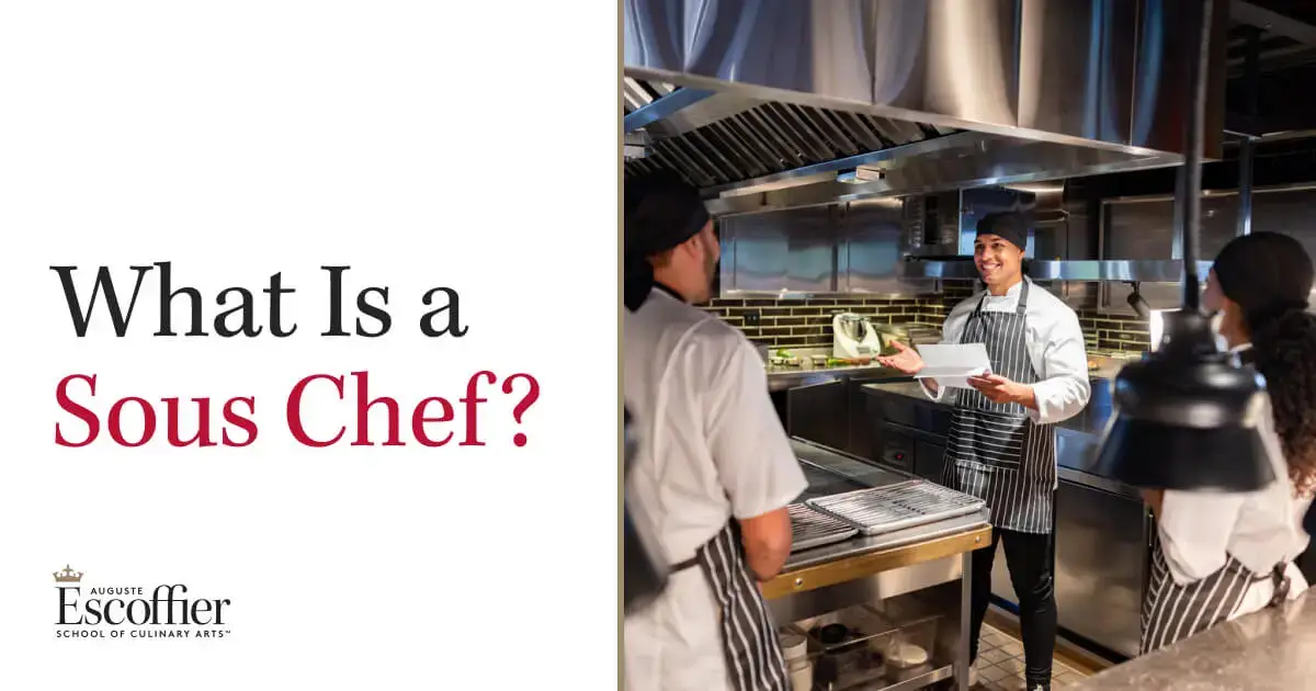 Sous Chefs Example What Is a Sous Chef? - Escoffier
