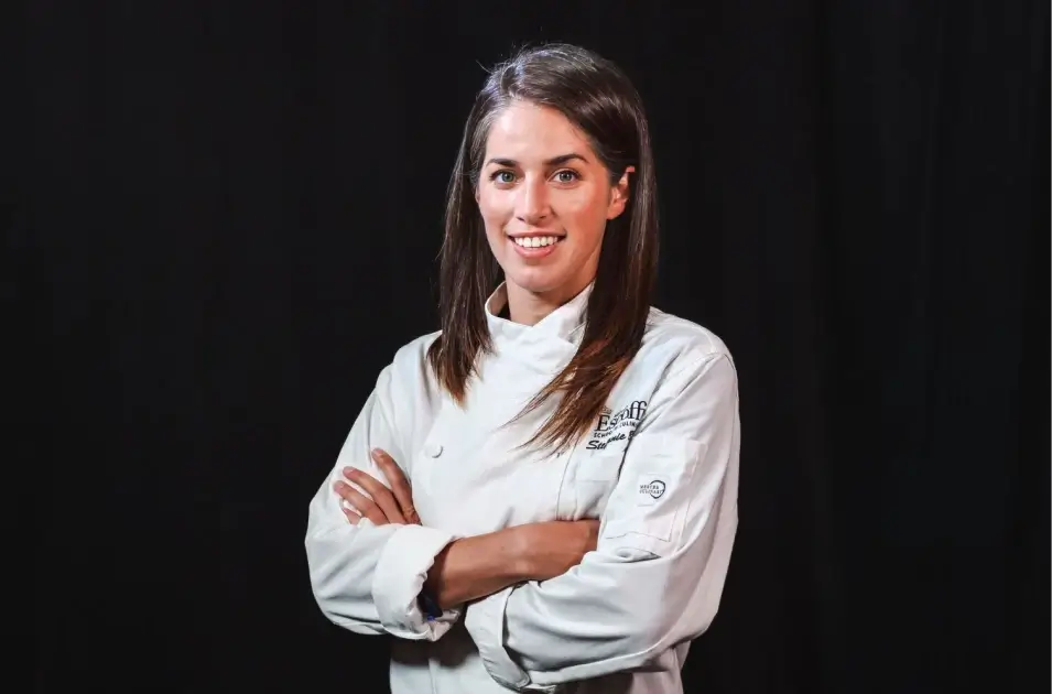 Stefanie Bishop-Schmidt in chef whites