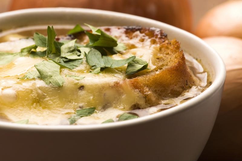 Many chefs have put their stamp on the classic French onion soup. 