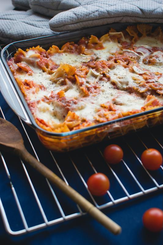 Lasagna can make a satisfying holiday dinner.