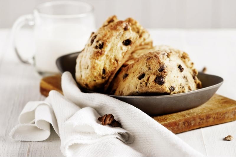 Chocolate scones make a great dessert.