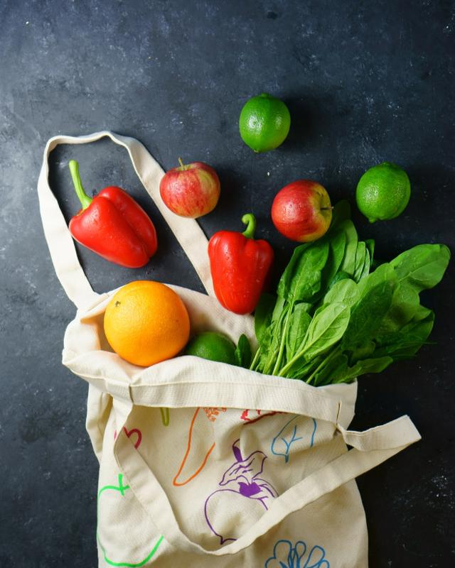 Think about color combinations as you arrange your vegetables.