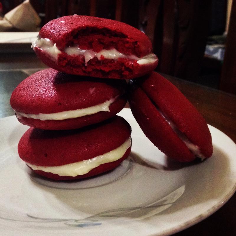 Red velvet whoopie pies are a great alternative for your more adventurous patrons. 